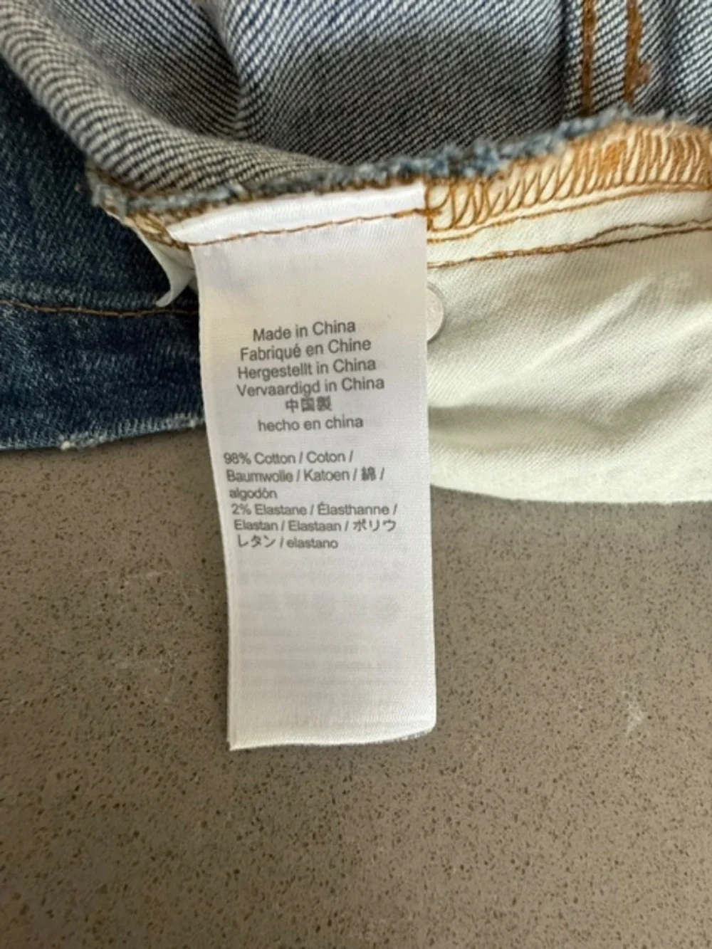 NWT J. Crew Button Front Blue Denim Jean Skirt Medium Wash Size 32